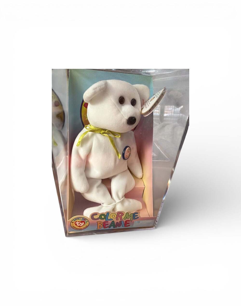 2002 Ty Beanie Babies Official Club 'Color Me Beanie' Bear Complete Kit (Green)